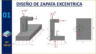 DISEÑO DE ZAPATA EXCENTRICA [upl. by Araeit]