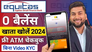 Equitas Bank Account Opening  Full Review  Equitas Bank Zero Balance Account Opening Online [upl. by Akinom]