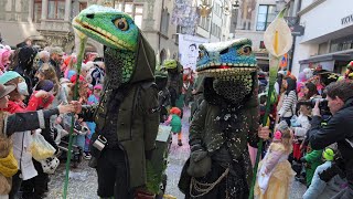 Kindermonster Fasnachtsumzug der Vereinigte  Luzerner Fasnacht 2024 Livestream aus der Rössligasse [upl. by Oker]