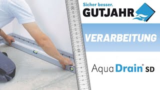 Die GUTJAHR Drainage AquaDrain SD für die Außentreppe [upl. by Haliled]