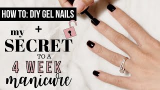 Gel Manicure at Home on Natural Nails  SECRET to long lasting polish [upl. by Carmel]