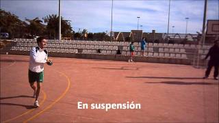 Tipos de pase Balonmano [upl. by Pinkham]