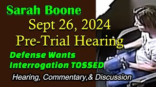 Sarah Boone Hearing amp Commentary Sept 27 2024 [upl. by Shwalb]