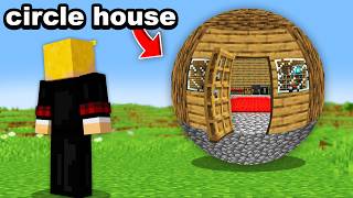 Why I Made His House CIRCLE in Minecraft [upl. by Cedar]