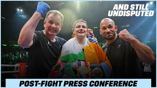 LIVE Katie Taylor PostFight Press Conference vs Serrano With Eddie Hearn [upl. by Ronald]