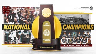 Mississippi State wins 2021 College World Series  Game 3 highlights [upl. by Yelsehc672]