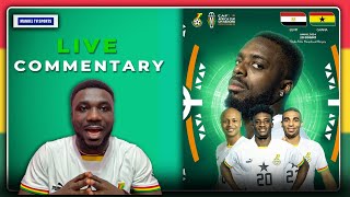 LIVE COMMENTARY amp DISCUSSIONS GHANA🇬🇭 VS 🇪🇬EGYPT2023 AFCON TOURNAMENT [upl. by Donata]