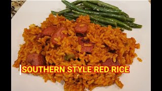 Southern Style Red Rice  Simple Red Rice Recipe [upl. by Brinkema]