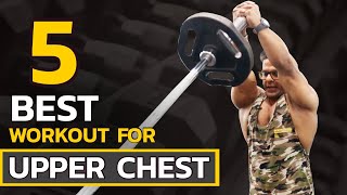 How to Get Bigger Upper Chest  5 Best Upper Chest Workout  Yatinder Singh [upl. by Dunkin]