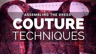 Ep 4 Assembling the Dress  DIY Couture Cocktail Dress [upl. by Atinaujnas]