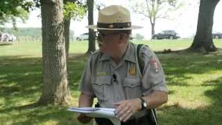 The 26th North Carolina vs the 24th Michigan in Reynolds Woods with Ranger Bill Hewitt [upl. by Shoifet519]