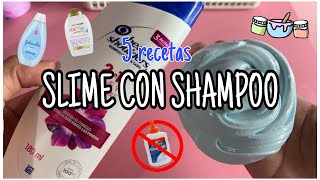 Cómo Hacer SLIME con SHAMPOO 🧴✨ ¡Probamos 5 Recetas [upl. by Gerg792]