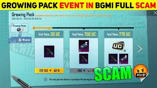 GROWING PACK BGMI  NEW GROWING PACK EVENT EXPLAINED  GROWING PACK EVENT BGMI [upl. by Notyrb]