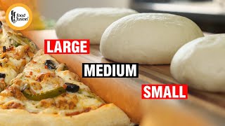 Pizza Dough with👉 Storage Method Recipe by Food Fusion [upl. by Amlev]