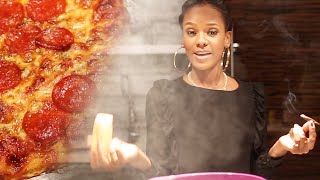 Baking With Tiara Thomas Ep 1  Homemade Pizza  All Def [upl. by Waylen]