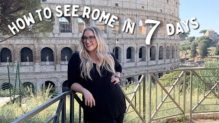 Rome Italy Travel Guide  7 day itinerary 🏛️✨🇮🇹 romeitaly italytravelguide rometravelguide [upl. by Dressel]