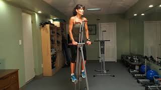 Vertical Climber MaxiClimber The original patented Review 2018 [upl. by Nylekoorb]