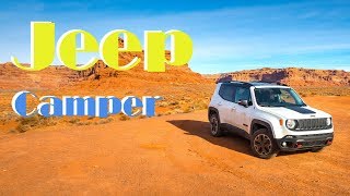 DIY Camper Conversion  Turning My Jeep Renegade Trailhawk into a Mobile RV Camper [upl. by Anelra618]