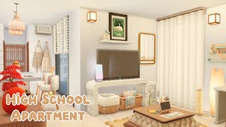 High School Student Apartment 🎒📚  1313 21 Chic Street  The Sims 4  No CC  Stop Motion Build [upl. by Ardine682]