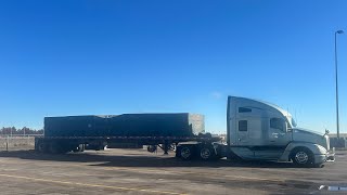 Central Oregon Flatbed Trucking 61 Lumber to Hermanville MS Wyoming shut down Mr Gas truck stop [upl. by Aires]