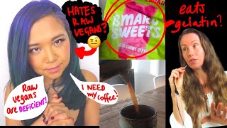 Freelee reacts to Cheap Lazy Vegan What I eat in a day but raw vegans are deficient 🙄98 [upl. by Adrian]