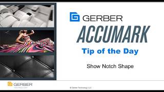 AccuMark Tip of the Day  Show Notch Shape v12 [upl. by Anua]