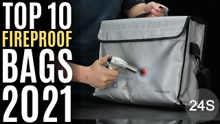 Top 10 Best Fireproof Bags for 2021  Waterproof Document Storage Safe  Money Bag  Lockable [upl. by Mischa]