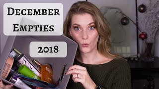 December Empties 2018  Taking out the trash [upl. by Petulah712]