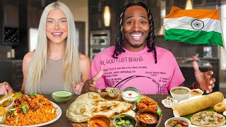 TRYING INDIAN FOOD FOR THE FIRST TIME [upl. by Tnelc]