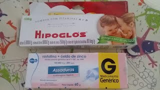 Resenhas Das pomadas Hipoglos X Nistatina  oxido De Zinco [upl. by Shanta420]