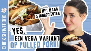 PULLED MUSHROOM OP EEN BROODJE  CHICKSLOVEFOOD [upl. by Aokek]