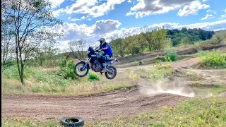 Tenere 700 chased by KTM EXC RAW [upl. by Lodie]