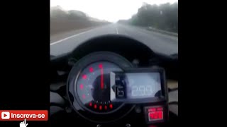 Top Speed Ninja h2 remapeada no Brasil 407 km [upl. by Roddy]