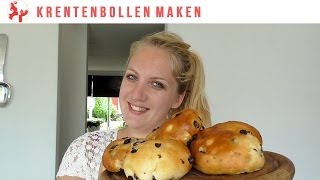 Krentenbollen maken [upl. by Hedvah999]