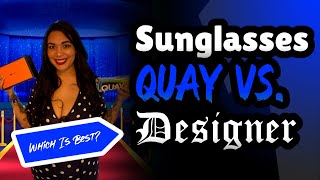 Quay Australia Vs Designer Sunglasses Unboxing Review Compared [upl. by Nivag]