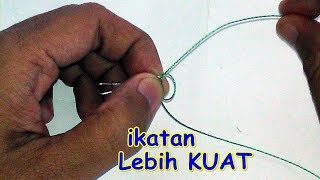 Belajar Mancing 11 Lebih KUAT Mengikat Kili kili Pancing Kekuatan 2 Senar [upl. by Eleynad]