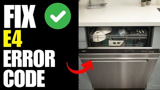 whirlpool dishwasher error code e4  How To Fix [upl. by Johann]