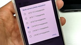 Google Pixel 3  3XL How to Change Photo Resolution amp Aspect Ratio [upl. by Daveta]