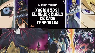 TOP 5  EL MEJOR DUELO DE CADA TEMPORADA YUGIOH 5DS  VS [upl. by Jovitta]