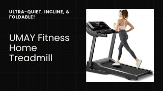 UMAY Fitness Home treadmill  UltraQuiet Incline amp Foldable [upl. by Abil]