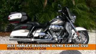 New 2013 HarleyDavidson FLHTCUSE8 CVO Ultra Classic Electra Glide review [upl. by Abrahamsen152]