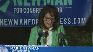 Marie Newman concedes race for state’s 6th Congressional District [upl. by Enilemme251]