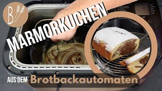 Marmorkuchen aus dem Brotbackautomaten bedeutet pures Glück und ist mein absoluter Lieblingskuchen [upl. by Ivey134]