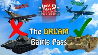 How a War Thunder Battle Pass SHOULD BE [upl. by Airreis]