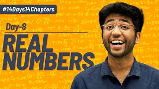 Day 8 Real Numbers  Chapter Revision With Most Expected Questions  Shobhit Nirwan [upl. by Airbas]