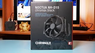 ОБЗОР NOCTUA NHD15 ChromaxBlack Лучший кулер для процессора [upl. by Ylenats]