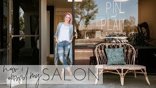 How I opened my Salon including how much I spent  Hairstylist Business Tips [upl. by Idzik848]