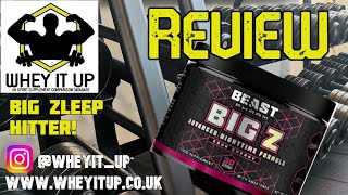 BEAST PHARM  BIG Z SLEEP AID  3 MINUTE REVIEW Levagen trailblazer [upl. by Alaik373]