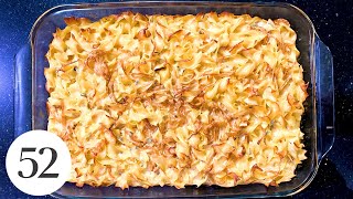 Noodle Kugel With Caramelized Onions amp Brown Butter with Jake Cohen  At Home With Us [upl. by Nnylyak]