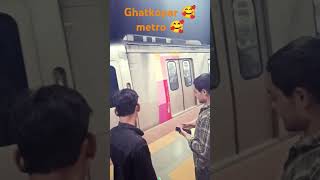 Ghatkopar metro short videoYouTube trending video [upl. by Clapper205]